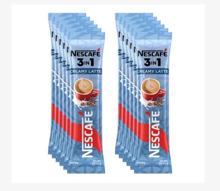 NESCAFE Creamy Latte - 18gm (12Pcs Combo)
