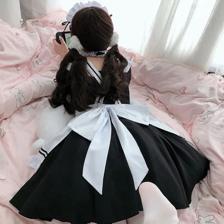 Black%20White%20Cute%20Lolita%20Maid%20Costumes%20Girls%20Women%20Lovely%20Maid%20Cosplay%20Costume%20Animation%20Show%20Japanese%20Outfit%20Dress%20Clothes%201set%20-%20Image%204