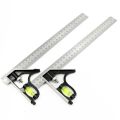 300mm Adjustable Engineers Try Square Angle Ruler Angle Square Combination Square Rule. 