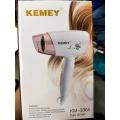 Kemey KM- 3365 /6833 Professional Hot And Cold FoldableHair Dryer - Hair Dryer.
