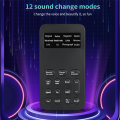 S9 Voice Changer 12 Voice Changing Modulator with Adjustable Voice Functions Phone Computer Sound Card Mic Tool, Easy to Use.