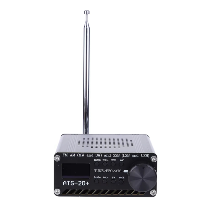 ATS-20+ Si4732 Full Band Receiver with Antenna 0.96 Inch OLED Screen FM ...