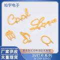 LED shape filament 3V low voltage modeling cartoon pattern atmosphere light piece Edison letter filament light cross-border. 