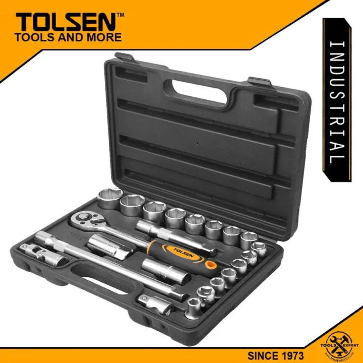 TOLSEN%2022Pcs%20Socket%20Rachet%20Wrench%20Set%20(1/2"%20Drive)%20Industrial%20Series%20%20Model:%2015139%20-%20Image%207