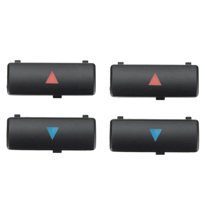 4Pcs Car Air Conditioner A / C Temperature Control Panel Switch Button Key Cover for X5 E39 E53 525I 530I 540I M5