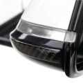 2Pcs Universal Carbon Fiber Car Rearview Mirror Trim Side Mirror Protector Guard. 