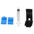 【FUPANG】Universal cartridge clamp absorption clip pumping ink refill with 10ml syringe needles kits for hudduo. 