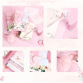 【Fashion】Cherry Sakura 80 A6 Loose-Leaf Notebook Journal Agenda Gift Set Kawaii Stationery. 