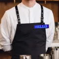 LED display LED badge holder Eye-catching Lightweight Portable name tag Customizable -efficient Digital programmable badge for. 