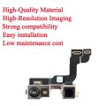 100% New Front Camera For iPhone 11 12 Pro Max X XS XR Front-facing Camera Main Lens Flex Cable Camera For iPhone 7 Plus 8 8Plus. 