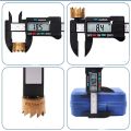 2kinds Black 100mm/150mm LCD Digital Electronic Carbon Fiber Vernier Caliper Gauge Micrometer Measuring Tool.
