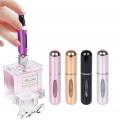 1 Pcs pocket sized small aluminum perfume spray bottle makeup portable travel atomizer perfume bottle spray 5ml. 