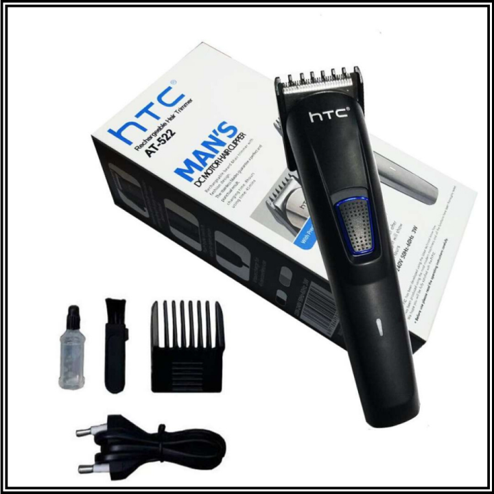 Htc At-522 Rechargeable Cordless Trimmer For Men (Black) - Trimmer - Trimmer