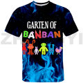 Anime Garten of Banban 2 T-shirt High Street graphic fashion Mens T shirts 3D casual vintage T shirt Garten of Banban streetwear. 