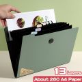 13 Layers A4 File Folder Storage Bag Test Paper Desktop Tool School Stationery Office Supplies.