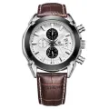 MEGIR men male watch waterproof sports watch three Swiss watches 2020G (SilverGray). 