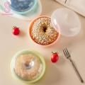 Bagel Storage Container Transparent Reusable Bagel Storage Container.