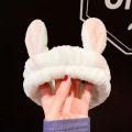 Adorable Rabbit Ear Makeup Hair Band For Women, Simple Headband For Washing Face.