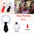 Pet Dog Cat Formal Necktie Tuxedo Bow Tie Black and Red Collar for Dog & Cat Pet Accessories for Wedding Holiday and Party Gift. 