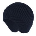 Solid Knitted Hat Winter Imitation Rabbit Fleece Hats for Men Warm Ear Caps Autumn Beanie Hat Men's Winter Cap.