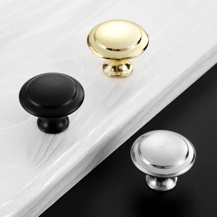 Stainless%20Steel%20Single%20Hole%20Handle%20Gold%20Black%20Cabinet%20Door%20Mushroom%20Simple%20Drawer%20Circular%20Furniture%20Knobs%20-%20Image%205