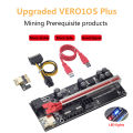 Ecocc【COD】 2021 Newest PCIE Riser 010s Plus Upgraded Mining Super Version PCIE x16 PCI Express Extension Riser Card for Mining Video Card Easy and portable installation and use. 