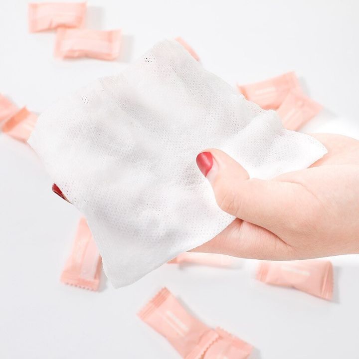 20/50pcs%20Compressed%20Towel%20Travel%20Outdoor%20Cotton%20Non-woven%20Towel%20Disposable%20Face%20Towel%20Tablet%20Cloth%20Wipes%20Tissue%20Makeup%20Cleaning%20-%20Image%206