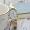 Fashion Small Oval Shape Women Watches Steel Strip Quartz Wristwatch Clock Fashion Casual Girl Student Women. 