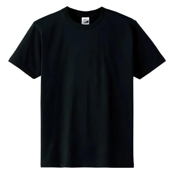 Black Colour Solid Round Neck Tshirt For Men & Women