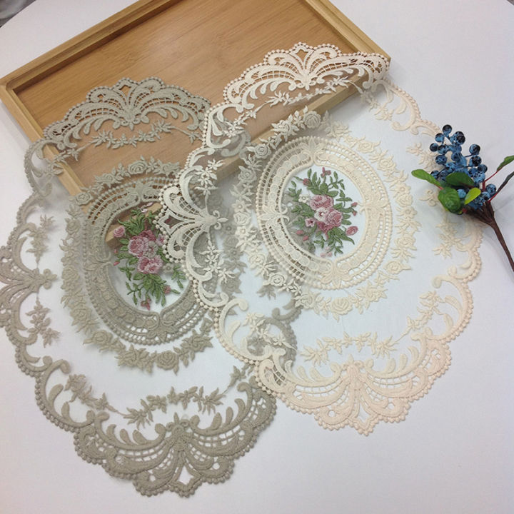 Dinning%20Table%20Cover%20Embroidered%20Table%20Cloth%20Elegant%20Round%20Lace%20Tablecloth%20Coffee%20Coasters%20Napkin%20Party%20Wedding%20Decoration%20Conbo%20-%20Image%202