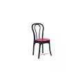RFL New Classic Chair (Solid) Black & Red 891005. 