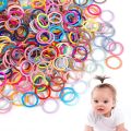 Baby Hair Band with Pcs Rubber Hair Clips – Good Quality, Assorted Colors. 