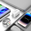Teton 35W GaN Charger Adapter USB C Fast Charger, PD Compact Foldable Dual Wall Charger Block for iPhone 15/14/13,Samsung, PD3.0,QC3.0,4.0.
