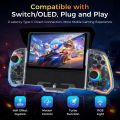 IINE Switch Handheld Controller One-Piece Joypad Controller with Hall Effect Joystick Macro Setting for Nintendo Switch/OLED. 