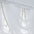 Solid Color Semicircle Kitchen Short Curtain Window Valance Drape Home Decor. 