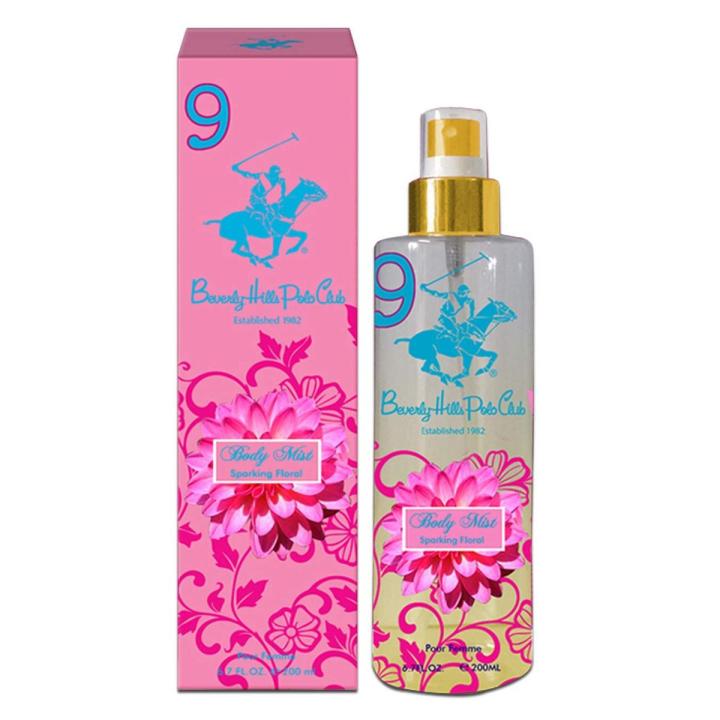Beverly Hills Polo Club 9 Body Mist for Women (200ML)