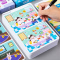 2-7-10 years old, fun to find differences, attention ladder training, hand-eye attention training games, find differences, books. 