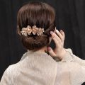 New Korean Colorful Crystal Butterfly Spring Hairpin Zircon Alloy Top Clip Horizontal Clip Elegant Women's Fashion Hair Jewelry.