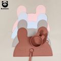 Moadabebe Baby Placemat Food Grade Silicone Table Mat Child Feeding Tableware Waterproof Kids Portable Placemat for Dining Table. 