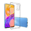 For Realme 8, Realme 8 Pro" Silicone Shock Proof Hard Back Soft Air Corner Bumper Anti-Scratch Cover Case for "Realme 8, Realme 8 Pro" (Transparent cover). 