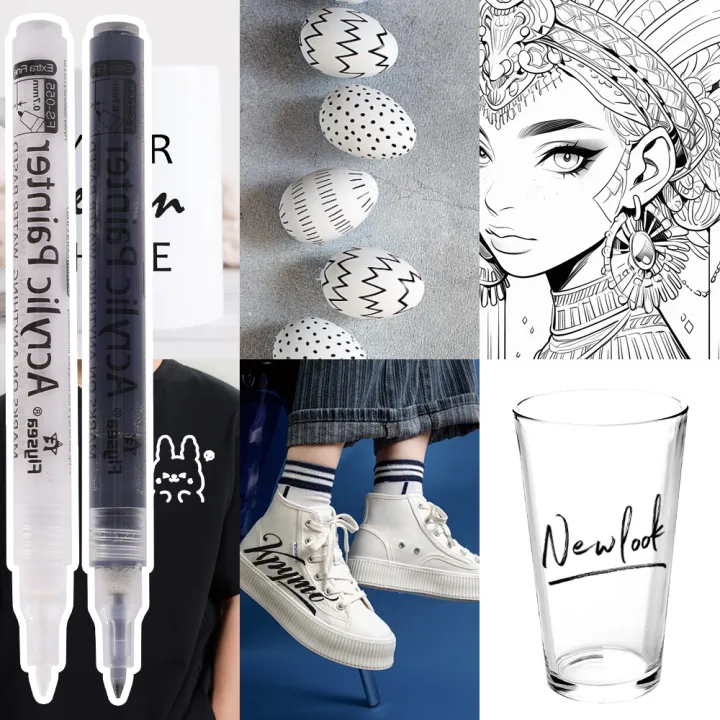 2/4Pcs%200.7MM%20Marker%20Set%20Tip%20for%20Rock/Wood/Glass/Ceramic/Graffiti%20DIY%20School%20Supplies%20-%20Image%204
