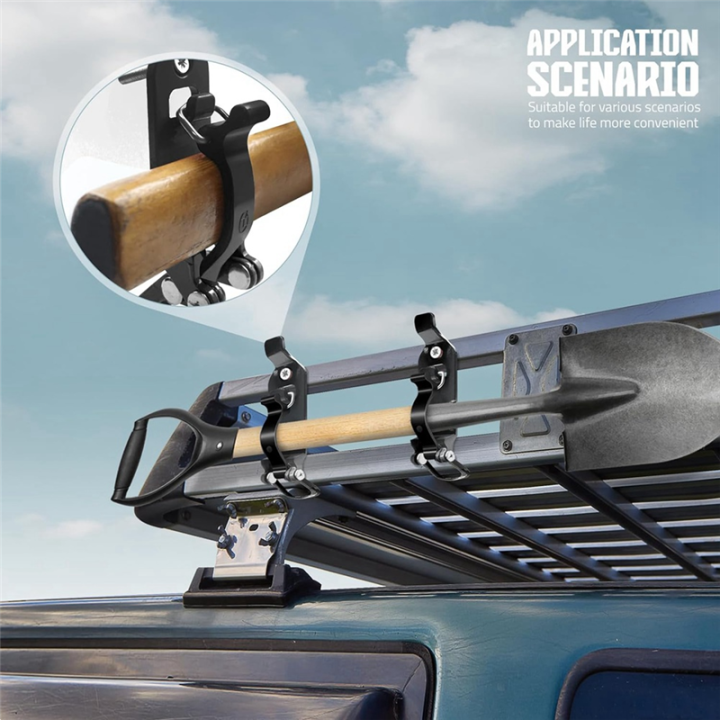 6%20Pcs%20Garage%20Rack%20Metal%20Rubber%20Clamp%20Mounting%20Brackets,%20Durable%20Holder%20Clamp%20Mount%20Kit%20(Black)%20-%20Image%207