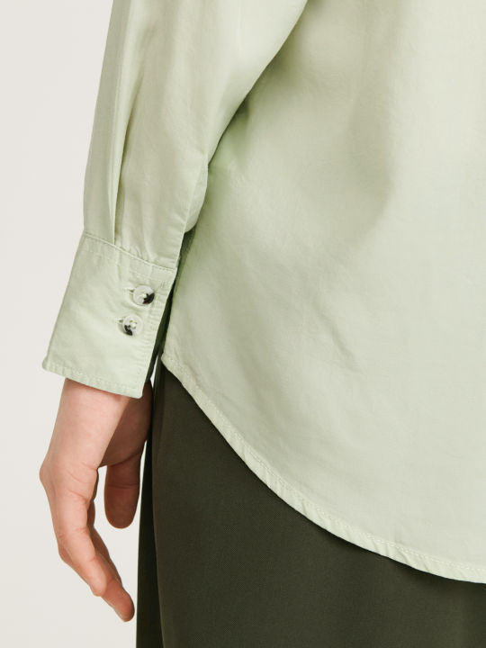 Green%20Lyocell%20Long%20Sleeve%20Shirt%20for%20Women%20(CT-22)%20-%20Image%203