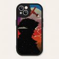 Space Cowboy Bebop Phone Case Lambskin For Iphone 13 Pro Max 11 12 14 Mini X Xr Xs 8 7 Puls Se Luxury Mobile Cover. 