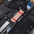 0.8/1mm/2mm Lap Copper Solid State Hard Disk Cooler Radiator M.2 Nvme Ssd Heatsink With Thermal Pad For M.2 2242 2280. 