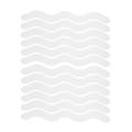 Anti Slip Shower Stickers Safety Bathtub Strips Adhesive Decals with Premium Scraper.