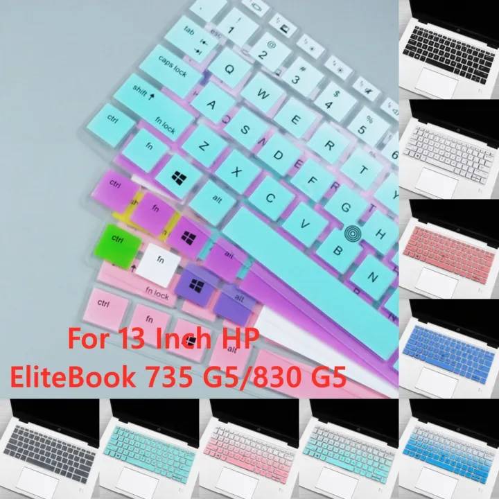 For%2013%20Inch%20HP%20EliteBook%20735%20G5/830%20G5%20Soft%20Ultra-thin%20Silicone%20Laptop%20Keyboard%20Cover%20Protector%20-%20Image%203