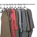 40X Black Plastic Hangers, Plastic Clothes Hangers Perfect for Everyday Standard Use, Clothing Hangers. 