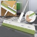 Floor Cleaning Squeegee Silicone Magic Broom for Pet Hair Dust Brooms Bathroom Floor Glass Wiper 180° Rotated Household Cleaning.