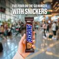 Snickers Peanut Chocolate Bar 22g Pack of 32   NET WEIGHT 704g. 